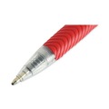 Office Jansan | Universal UNV15532 1 mm Comfort Grip Retractable Ballpoint Pen - Medium, Red (1 Dozen) image number 4