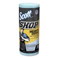 Cleaning & Janitorial Supplies | Scott 32992 10.4 in. x 11 in. 1-Ply Heavy Duty Pro Shop Towels - Blue (12 Rolls/Carton) image number 3
