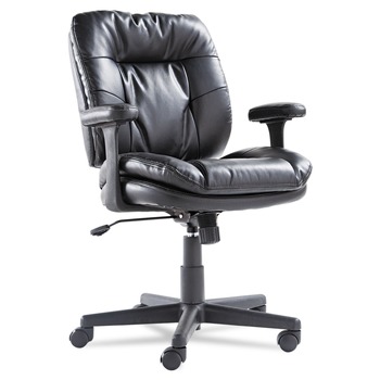 OIF OIFST4819 Executive Swivel/Tilt Chair (Fixed T-Bar Arms/ Black)