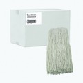 Mops | Boardwalk BWK224RCT 24 oz. Rayon Premium Cut-End Wet Mop Heads - White (12/Carton) image number 0