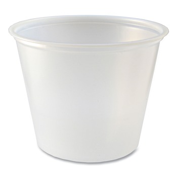 Fabri-Kal 5.5 oz. Plastic Portion Cups - Translucent (20/Carton)