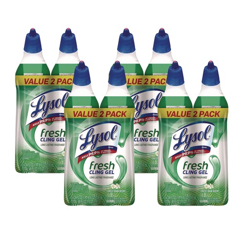 Cleaning & Janitorial Supplies | LYSOL Brand 19200-98015 24 oz. Cling and Fresh Toilet Bowl Cleaner - Forest Rain (4/Carton) image number 0