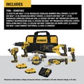 Combo Kits | Factory Reconditioned Dewalt DCK675D2R 20V MAX Brushless Lithium-Ion Cordless 6-Tool Combo Kit with 2 Batteries (2 Ah) image number 1