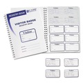  | C-Line 97030 3-5/8 in. x 1-7/8 in. Visitor Badges with Registry Log - White (150 Badges/Box) image number 1
