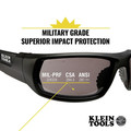 Safety Glasses | Klein Tools 60164 Professional Full Frame Safety Glasses - Gray Lens image number 4