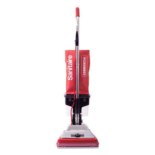 Upright Vacuum | Sanitaire SC887E 7 Amp TRADITION 12 in. Upright Vacuum with Dust Cup - Red/Steel image number 0