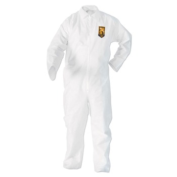 Ansell A20 Breathable Particle Protection Coveralls with Zip Closure - Double Extra Large, White (24/Carton)