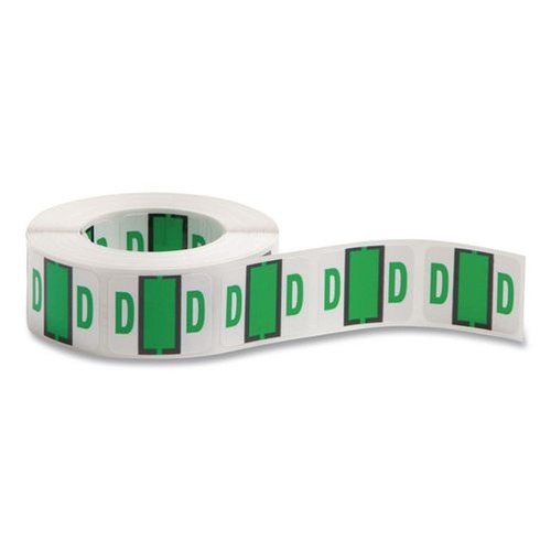 Labels | Smead 67074 1 in. x 1.25 in. D Color-Coded End Tab Filing Labels - White (1-Roll) image number 0
