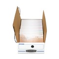  | Bankers Box 00006 Liberty 9 in. x 24 in. x 6.38 in. Check and Form Boxes - White/Blue (12/Carton) image number 3