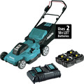 Push Mowers | Makita XML10CT1 18V X2 (36V) LXT Lithium-ion 21 in. Cordless Lawn Mower Kit with 4 Batteries (5 Ah) image number 2