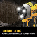 Impact Drivers | Dewalt DCF850P2 ATOMIC 20V MAX Brushless Lithium-Ion 1/4 in. Cordless 3-Speed Impact Driver Kit with 2 Batteries (5 Ah) image number 10