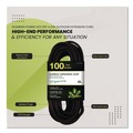 Office Electronics & Batteries | GoGreen Power GG-13800BK 14 AWG Heavy-Duty Extension Cord, 100 ft, 13 A, Black image number 4
