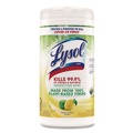 Cleaning & Janitorial Supplies | LYSOL Brand 19200-49128 1-Ply 7 in. x 7.25 in. Disinfecting Wipes II - Fresh Citrus Scent, White (6/Carton) image number 1