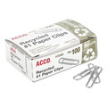 Office Jansan | ACCO A7072365A No. 1 Smooth Recycled Paper Clips - Silver (1000/Pack) image number 0