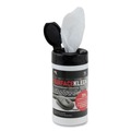 Cleaning & Janitorial Supplies | Read Right RR15111 SurfaceKleen 6.38 in. x 5.4 in. Tub Premoistened Alcohol Cleaning Wipes - Unscented White (75/Pack) image number 1