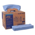Cleaning & Janitorial Supplies | Tork 13247501 12.8 x 16.5 4-Ply Industrial Paper Wiper - Blue/Unscented (180/Carton) image number 0