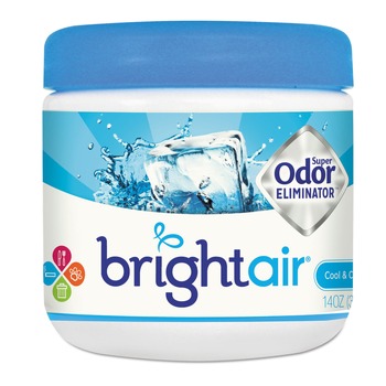 BRIGHT Air BRI 900090 Super Odor Eliminator, Cool And Clean, Blue, 14 oz. (6/Carton)