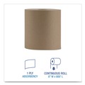 Cleaning & Janitorial Supplies | Boardwalk B6256 NonPerforated 1-Ply 800 ft. Hardwound Paper Towels - Natural (6/Carton) image number 2
