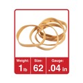  | Universal UNV00162 0.04 in. Gauge Size 62 Rubber Bands - Beige (490/Pack) image number 2