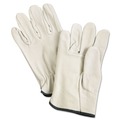 Office Jansan | MCR Safety M3400M Unlined Pigskin Driver Gloves - Medium, Cream (1-Dozen) image number 1