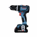 Hammer Drills | Factory Reconditioned Bosch GSB18V-800CB14-RT 18V Brushless Lithium-Ion 1/2 in. Cordless Connected-Ready Hammer Drill Driver Kit (4 Ah) image number 2
