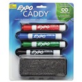 Office Jansan | EXPO 1785294A Caddy Broad Chisel Tip Whiteboard Dry Erase Markers - Assorted Colors (1-Set) image number 0