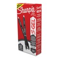 Pens | Sharpie S-Gel 2096149 S-Gel High-Performance Bold 1 mm Retractable Gel Pen - Black Ink/Barrel (1-Dozen) image number 0