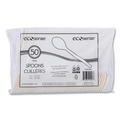 Early Labor Day Sale | WNA EPS003 Plant Starch Spoon - 7-in (50/Pack, 20 Pack/Carton) image number 2