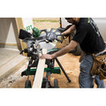 Miter Saws | Hitachi C12FDH 12 in. Dual Bevel Miter Saw with Laser Guide (Open Box) image number 4