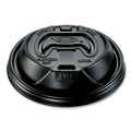 Cutlery | Dart 16RCLBLK Optima Reclosable Lid fits 12 - 24 oz. Foam Cups - Black (1000/Carton) image number 0