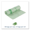 Percentage Off | Stout by Envision E3039E11 EcoSafe-6400 30 in. x 39 in. 1.1 mil. 30 Gallon Compostable Bags - Green (48/Box) image number 3