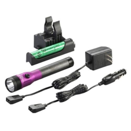 Flashlights | Streamlight 75482 Stinger LED HL Rechargeable Flashlight with PiggyBack Charger (Purple) image number 0