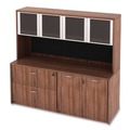  | Alera ALEVA316614 Valencia Series 62-3/8 in. x 1/2 in. x 14 in. Tackboard for Open Storage Hutch - Charcoal image number 4