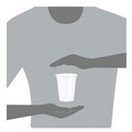 Cutlery | Dart TP12 Ultra Clear 12 oz to 14 oz Practical Fill PET Cups (1000/Carton) image number 4