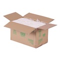 Food Trays, Containers, and Lids | Eco-Products EP-SCS5NFA 9.9 oz 5 x 5 x 1 Vanguard Worldview Renewable and Compostable Sugarcane Take-Out Containers - White (800/Carton) image number 1