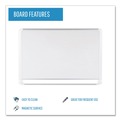White Boards | MasterVision MVI030205 36 in. x 24 in. Gold Ultra Magnetic Dry Erase Boards - White Surface, White Aluminum Frame image number 7