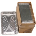 Food Trays, Containers, and Lids | Pactiv Corp. Y6120XH 19.6 x 11.6 2.2 in. Full-Size Medium Deep Aluminum Steam Table Pan (40/Carton) image number 4