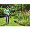 Black & Decker LSTE523 20V MAX Cordless Lithium-Ion EASYFEED 2-Speed 12 in. String Trimmer/Edger Kit image number 4