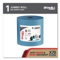 Office Jansan | WypAll 41611 X70 12.4 in. x 12.2 in. Cloths - Jumbo, White (870/Roll, 1 Roll/Carton) image number 2