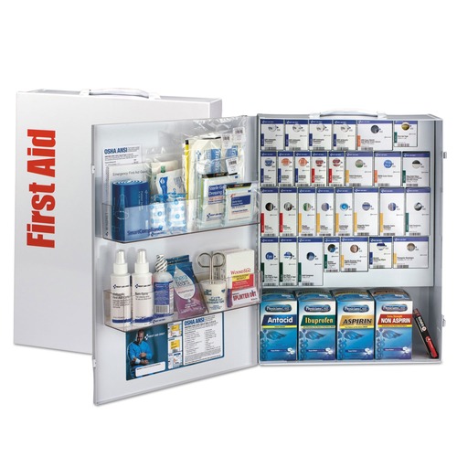 First Aid | First Aid Only FAO90732021 SmartCompliance Metal Case General Business First Aid Kit for 150 People (1-Kit) image number 0