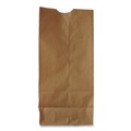 Office Jansan | Ross & Wallace Paper Products 100306500PK/BL 5.88 in. x 3.63 in. x 11 in. #6 Size Grocery Paper Bags - Kraft (500/Bundle) image number 4