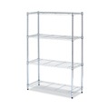 Tool Storage Accessories | Alera ALESW843614SR 36 in. x 14 in. x 54 in. 4-Shelf Residential Wire Shelving - Silver image number 0