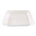 Bulk Savings Pricing 3 | Handi-Foil HFA 321LDL 10.75 in. x 10.19 in. x 1.63 in. Plastic Dome Lid - Clear (100/Carton) image number 2