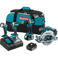 Combo Kits | Makita XT446T 18V LXT 5.0Ah Lithium-Ion Brushless Cordless 4-Piece Combo Kit image number 0