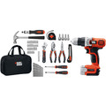Drill Drivers | Black & Decker LDX112PK 12V MAX Cordless Lithium-Ion Drill and Project Kit image number 0