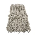 Mops | Boardwalk BWKCM02032S #32 Cut-End Cotton Mop Head - White (12/Carton) image number 0