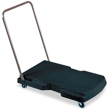 Rubbermaid Commercial 20.5 in. x 32.5 in. 250 lbs. Capacity Utility-Duty Home/Office Cart Platform - Black