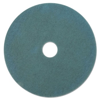 3M 27 in. Diameter Ultra High-Speed Floor Burnishing Pads 3100 - Aqua (5/Carton)