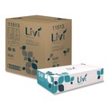 Cleaning & Janitorial Supplies | Livi VPG Select 11513 2-Ply Flat Box Facial Tissue - White (30 Boxes/Carton) image number 0