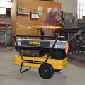 Space Heaters | Dewalt DXH215HD 215,000 BTU Forced Air Kerosene Construction Heater image number 2